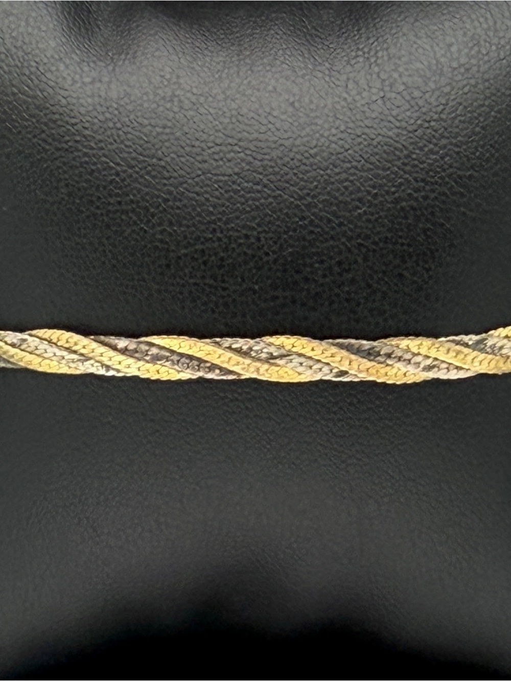 Milor - Vintage Sterling Silver Dual Tone Braided Link Bracelet